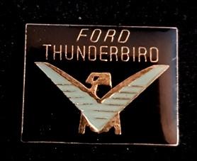 Ford Thunderbird pin 22x17 mm., Verzenden, Nieuw, Transport, Speldje of Pin