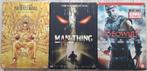 dvd steelbox 3 stuks, The devils double, Man-thing, Beowulf, Cd's en Dvd's, Dvd's | Actie, Alle leeftijden, Ophalen of Verzenden