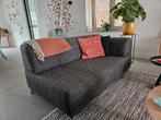 Leolux Faya Lobi 2-zitbank ploegstof grijs, Ophalen, 150 tot 200 cm, Tweepersoons, 75 tot 100 cm