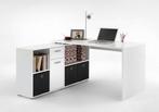 Hoekbureau Lex - wit - 66,5x136x74 cm, Huis en Inrichting, Bureaus, Ophalen, Zo goed als nieuw