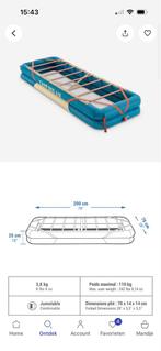 Decathlon Quechua Air Matras - 1 Persoons, Ophalen of Verzenden, Zo goed als nieuw, 1-persoons