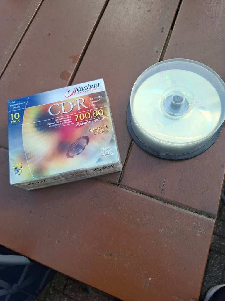 Nashua CD-R 700MB 80 min 52x (10 stuks), Ophalen of Verzenden