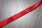 Satijn lint - Rood col.722 - 10mm #2234, Ophalen of Verzenden, Nieuw, Lint, Band of Elastiek