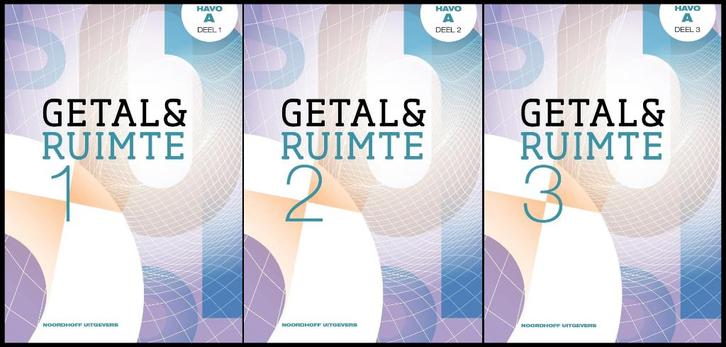 Getal & Ruimte Wiskunde A HAVO Deel 1, 2, 3 + Uitwerkingen, Boeken, Schoolboeken, Nieuw, Wiskunde A, HAVO, Ophalen of Verzenden