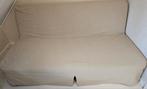IKEA Nyhamn slaapbank - Beige, zo goed als nieuw, Ophalen, Beige, Tweepersoons, 140 cm