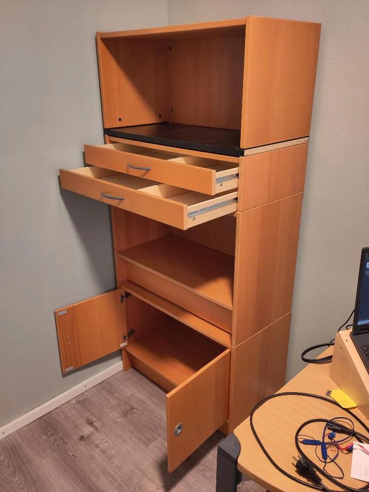 Kantoorkast, Huis en Inrichting, Kasten | Roldeurkasten en Archiefkasten, Gebruikt, 150 tot 200 cm, 50 tot 100 cm, 25 tot 50 cm