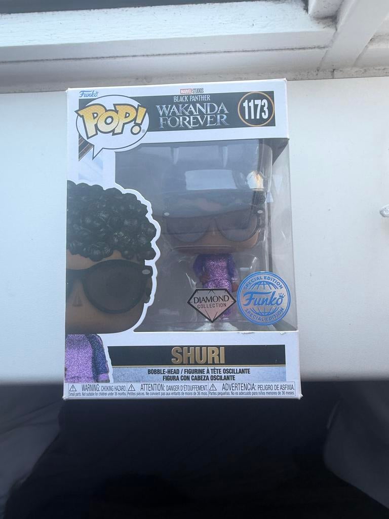 Funko Pop! Shuri #1173 Diamond Collection Black Panther, Ophalen of Verzenden, Nieuw