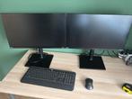 2x Samsung 24 inch monitor incl muis en toetsenbord, Computers en Software, Monitoren, IPS, Full HD, Ophalen of Verzenden, Zo goed als nieuw
