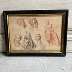 Sale antiek zwart lijstje B *tres belle*, Verzenden