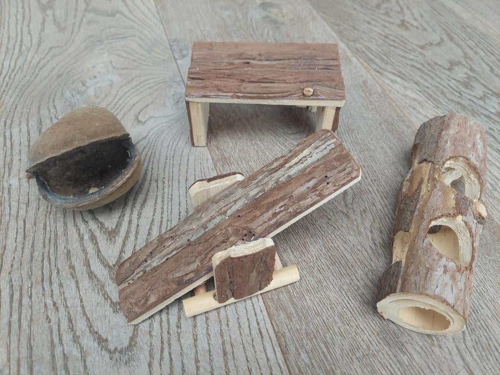 Houten hamster spullen, Dieren en Toebehoren, Ophalen, Gebruikt