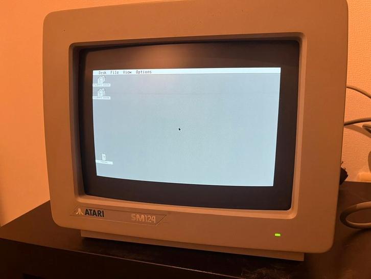 Atari SM124 monitor., Computers en Software, Vintage Computers, Ophalen of Verzenden