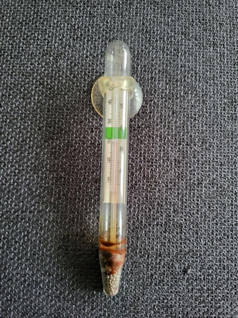Nieuwe thermometer voor in het aquarium met zuignapje, Ophalen of Verzenden, Nieuw, Verlichting of Verwarming, Overige merken