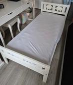 Wit peuterbed, Gebruikt, 70 tot 85 cm, 140 tot 160 cm, Ophalen