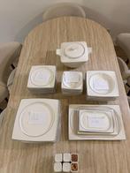 Uitgebreid vierkant servies schaffer 12 persoons, Keramiek, Ophalen of Verzenden, Zo goed als nieuw, Effen