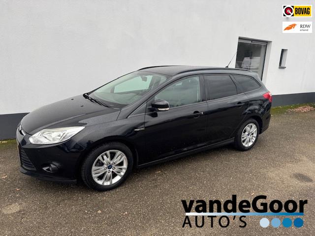 Ford Focus Wagon 1.0 EcoBoost Trend, '13, 163000 km in een k, Euro 5, Gebruikt, Zwart, Zwart
