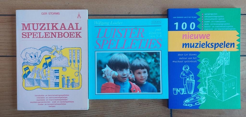 Muzikaal Spelenboek,Luister Spelletjes., Ophalen of Verzenden, Gelezen, Algemeen, Ger Storms, Wolfgang Fischer