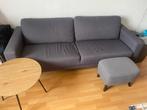 Bank met tafel en poef - Zo goed als nieuw!, Ophalen, 150 tot 200 cm, Tweepersoons, 75 tot 100 cm