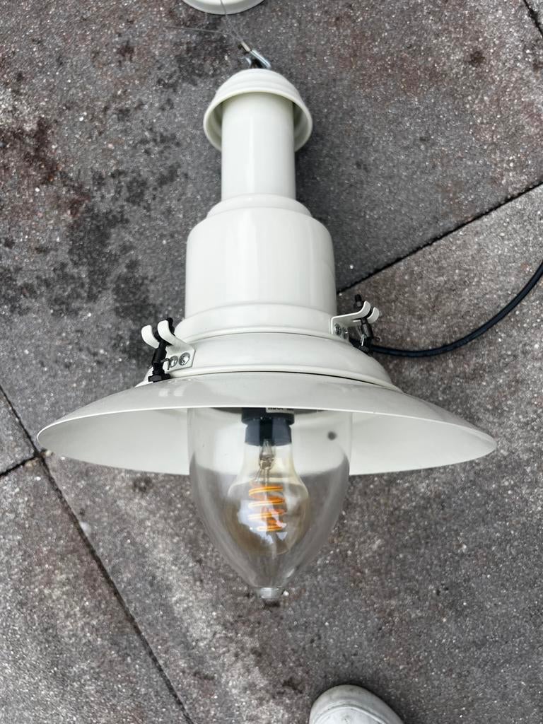 Scheepslamp ecru, Huis en Inrichting, Ophalen, Gebruikt