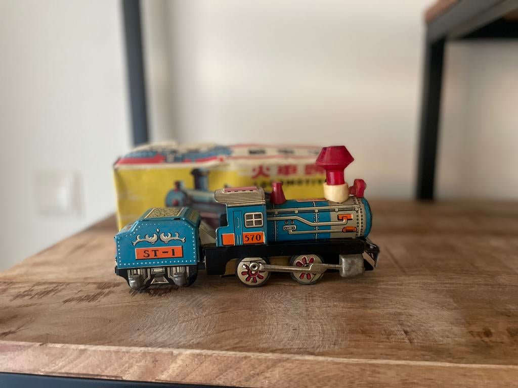 Vintage locomotief met Tender, Hobby en Vrije tijd, Modeltreinen | H0, Ophalen of Verzenden, Zo goed als nieuw