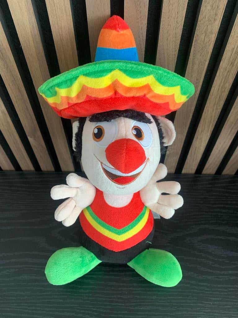 Efteling Carnaval Festival Jokie Mexicaan Knuffel, Verzamelen, Efteling, Ophalen of Verzenden, Zo goed als nieuw, Beeldje of Poppetje