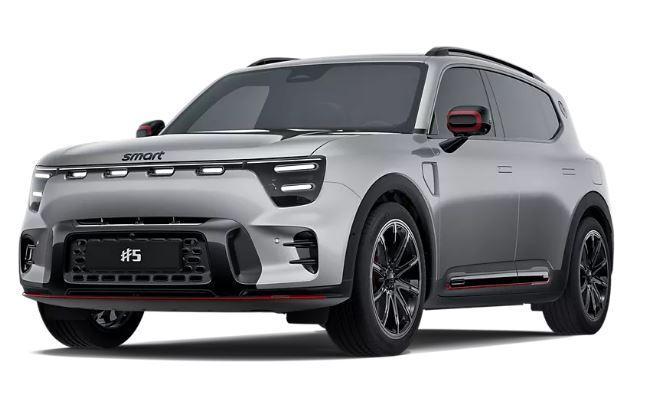 smart #5 Brabus 100 kWh LENTE DEALS! | Van € 63.460,- voor, Auto's, Smart, Automaat, 646 pk, SUV of Terreinwagen, Zilver of Grijs