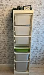Ikea Trofast speelgoed kast + bakken + deksels, Ophalen, Gebruikt, 105 cm of meer, Minder dan 50 cm