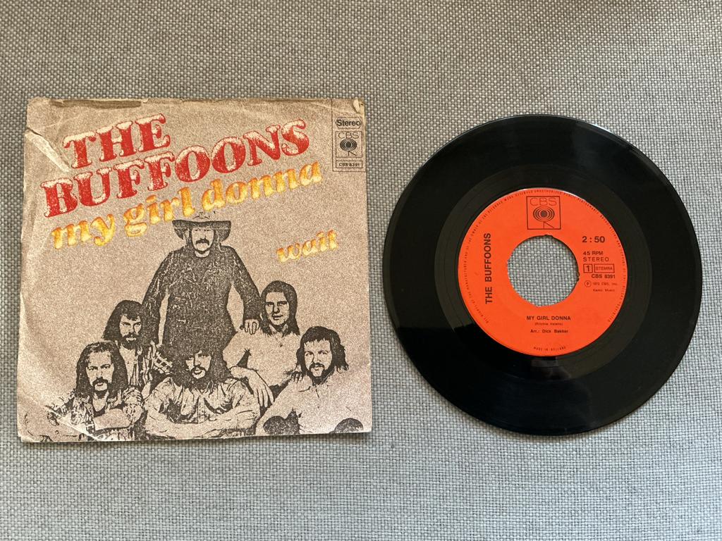 The Buffoons single vinyl. My girl Donna., Cd's en Dvd's, Ophalen of Verzenden, Gebruikt, Overige formaten