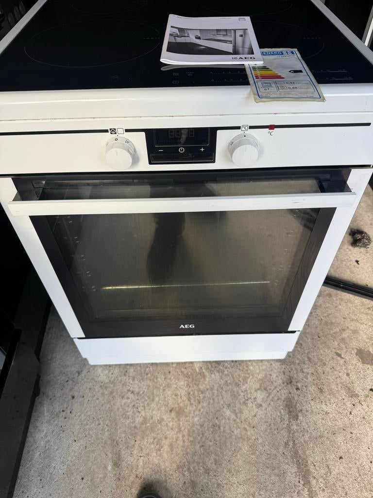 AEG inductie forbuis met bezorgen, Oven, Hete lucht, Ophalen of Verzenden, Zo goed als nieuw