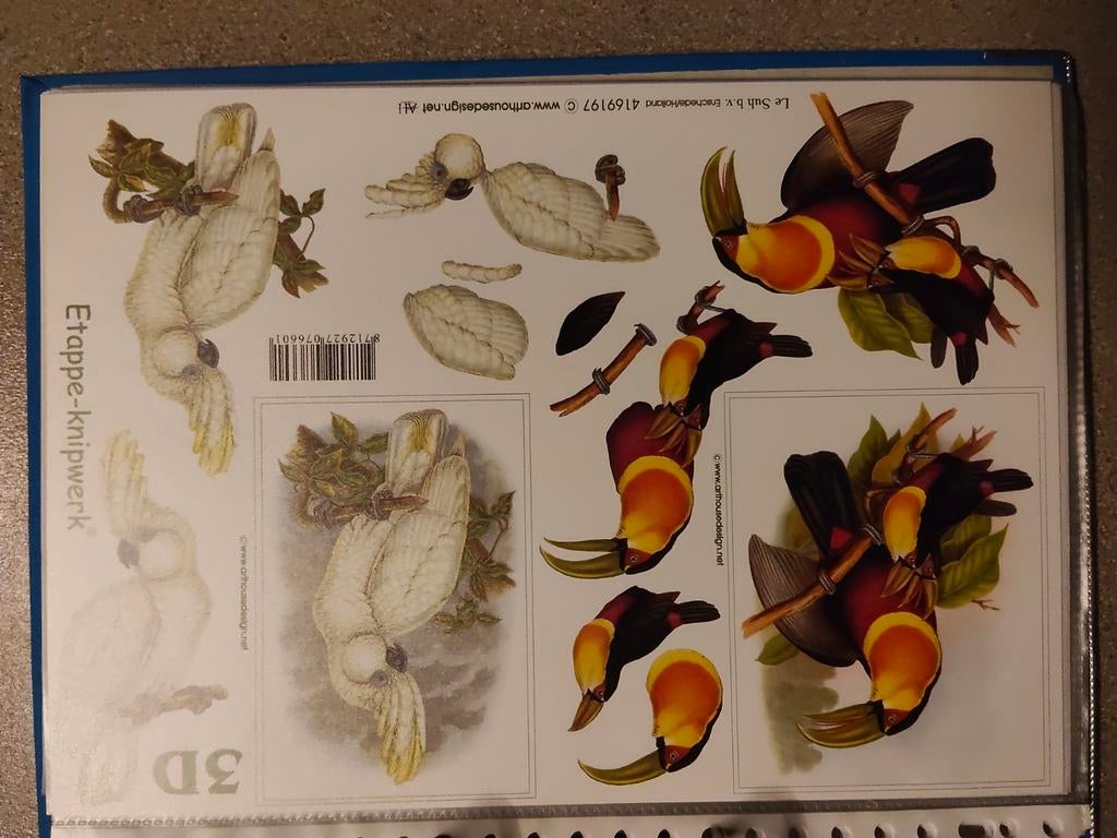 Pakket 2) 24 verschillende knipvellen, Hobby en Vrije tijd, Kaarten | Zelf maken, Ophalen of Verzenden, Nieuw, Overige thema's