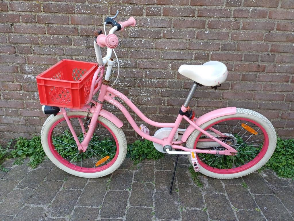 Meisjes fiets, Ophalen of Verzenden, Gebruikt, 20 inch