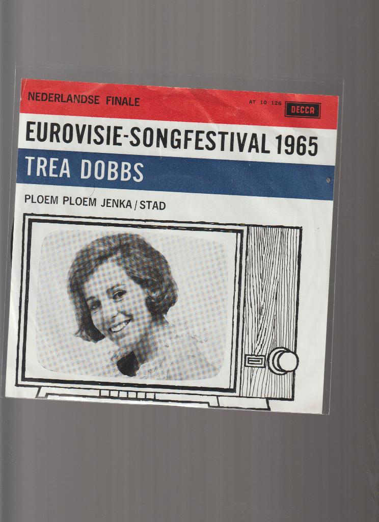 TREA  DOBBS  --  PLOEM  PLOEM  JENKA  --  EUROVISION  1965, Verzenden, 7 inch, Single, Zo goed als nieuw