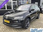 Skoda Karoq 1.5 TSI ACT Sportline Business -PANO TREKHAAK NL, Stof, 4 cilinders, Zwart, Onderhoudsboekje
