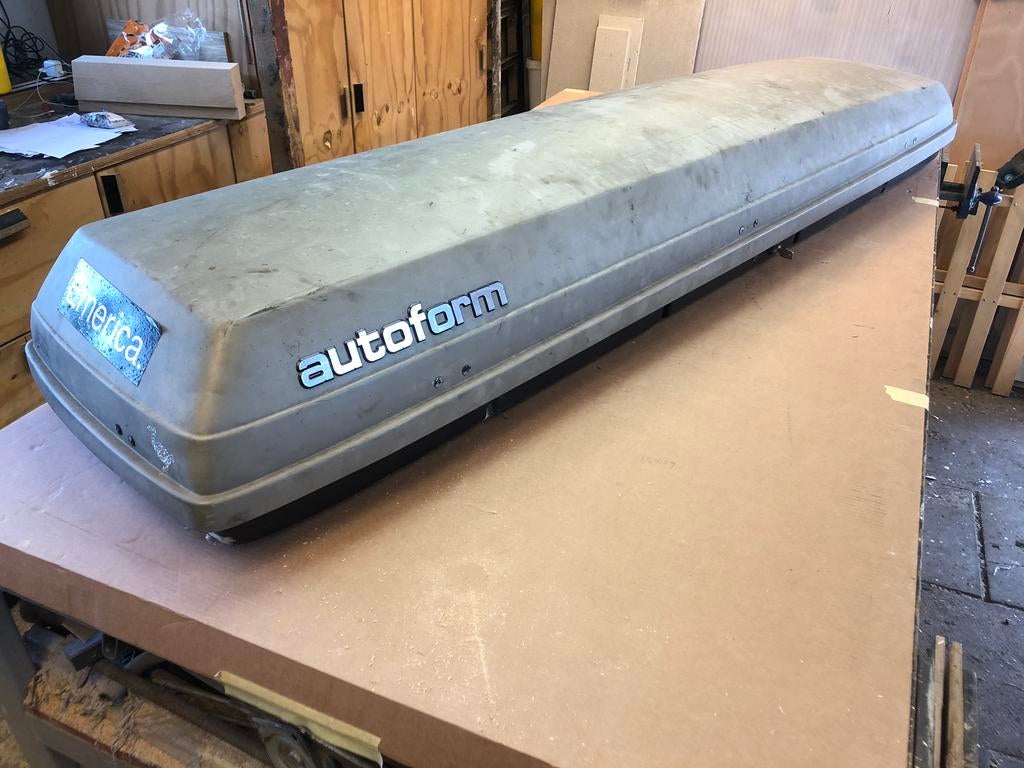 Dakkoffer gebruikt, Auto diversen, Dakkoffers, Ophalen of Verzenden, Zo goed als nieuw