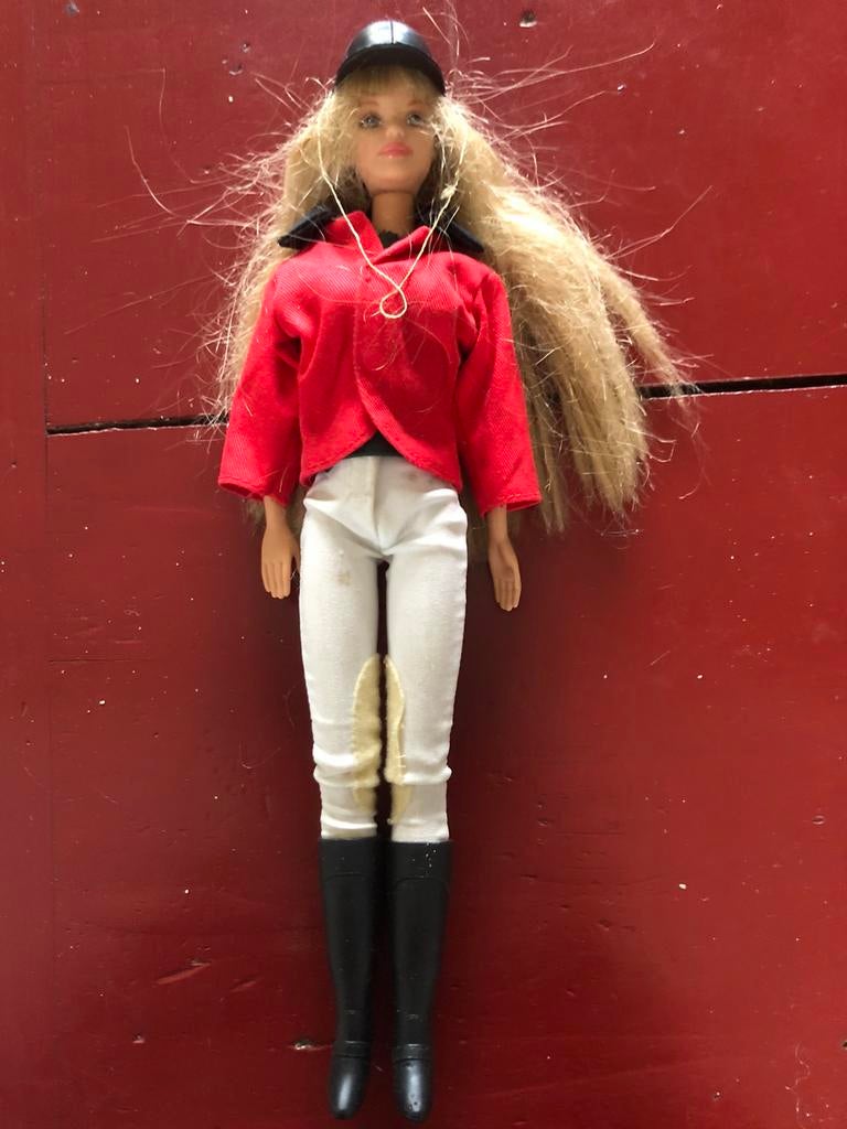 Vintage barbie mattel equestrian   horse riding, Ophalen of Verzenden, Gebruikt, Fashion Doll