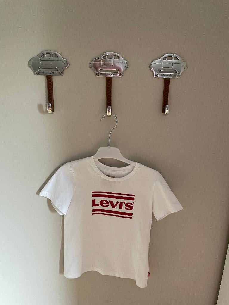 Shirt wit Levi’s maat 6 = 116, Kinderen en Baby's, Kinderkleding | Maat 116, Ophalen, Zo goed als nieuw, Shirt of Longsleeve, Levi's