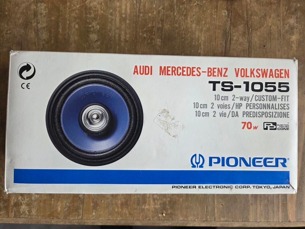 Pioneer TS-1055 Autospeakers 10cm 2-weg 70W, Auto diversen, Ophalen of Verzenden, Nieuw