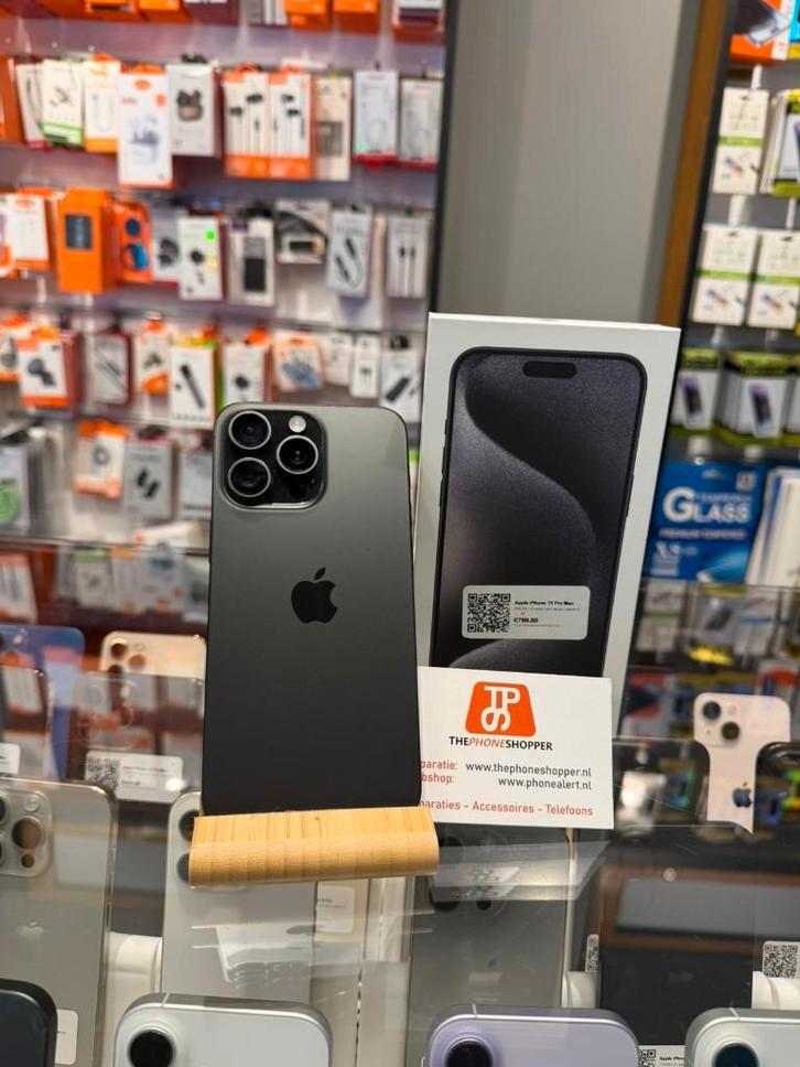 Apple iPhone 15 Pro Max 256GB, Telecommunicatie, Mobiele telefoons | Apple iPhone, Zo goed als nieuw, 256 GB, Zonder abonnement