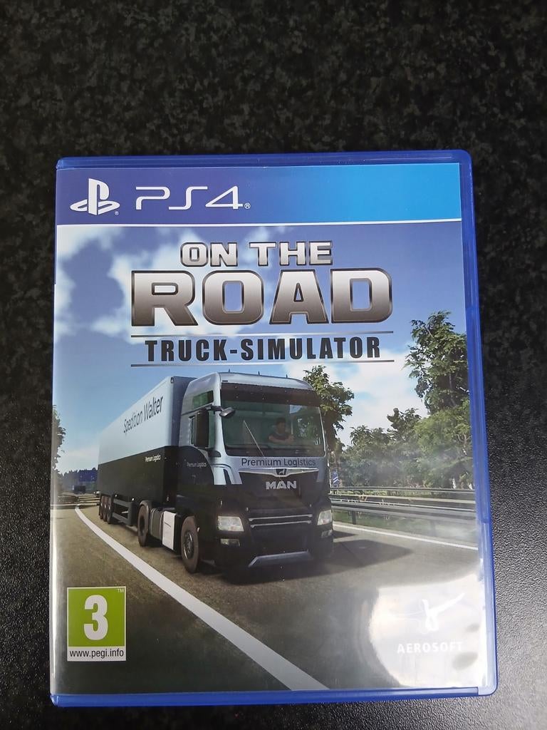 On The Road Truck Simulator - PS4, Ophalen, Met games, Zo goed als nieuw, Zonder controller
