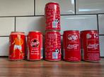 6 Coca-Cola voetbal blikjes, Verzamelen, Ophalen of Verzenden, Gebruikt, Overige typen