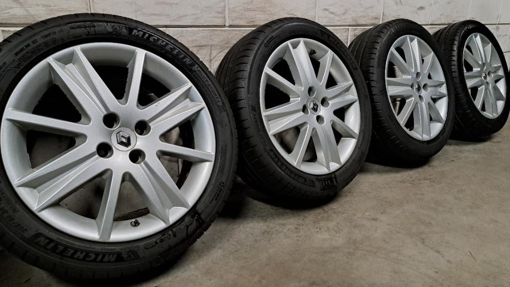 Lichtmetalen velgen Renault Megane Scenic 205/50/17, Gebruikt, Banden en Velgen, 17 inch, Personenwagen