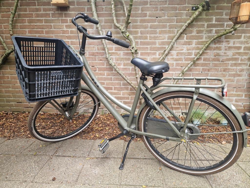 Hele gave Cortina meisjesfiets, Gebruikt, Cortina U4 transportfiets, Versnellingen, Ophalen