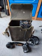 Amerikaanse WW2 veldtelefoon EE8 in canvas hoes, Ophalen of Verzenden, Amerika, Overige typen