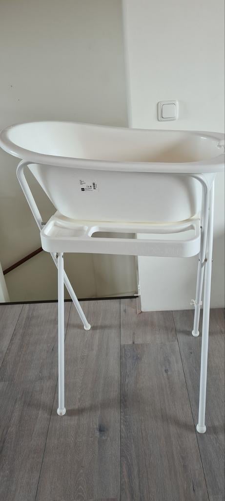 Babybadje met standaard - Wit, Kinderen en Baby's, Badjes en Verzorging, Ophalen, Gebruikt, Badje, Hema