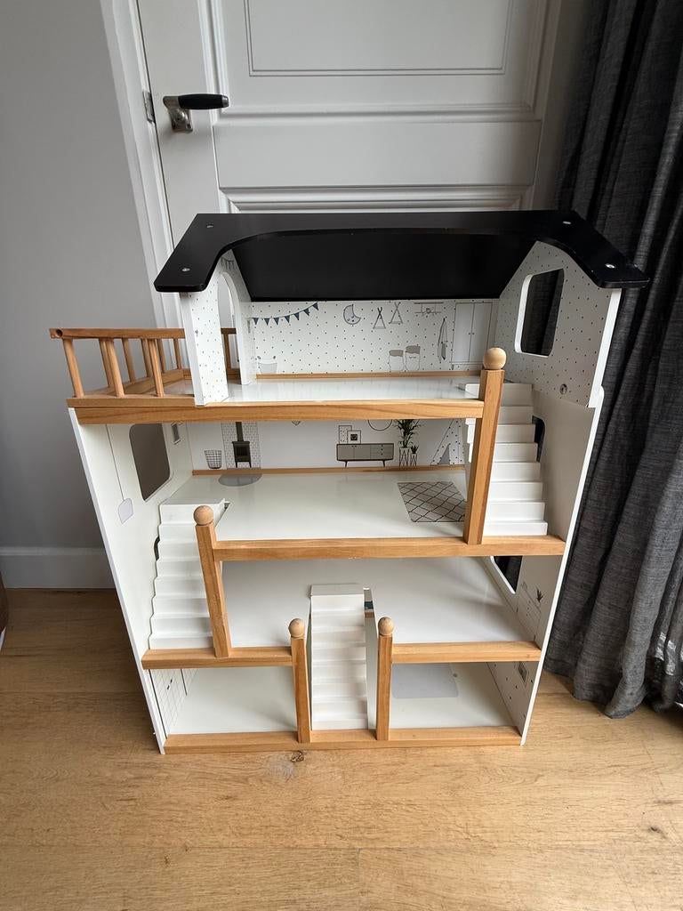 Petite Amélie XL Houten Poppenhuis - La Maison d'Amélie, Ophalen of Verzenden, Zo goed als nieuw, Poppenhuis
