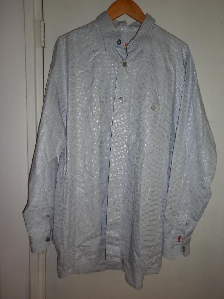 overhemd maat M  wide fit)    merk : Signum, Ophalen of Verzenden, Zo goed als nieuw, Blauw, Halswijdte 39/40 (M)