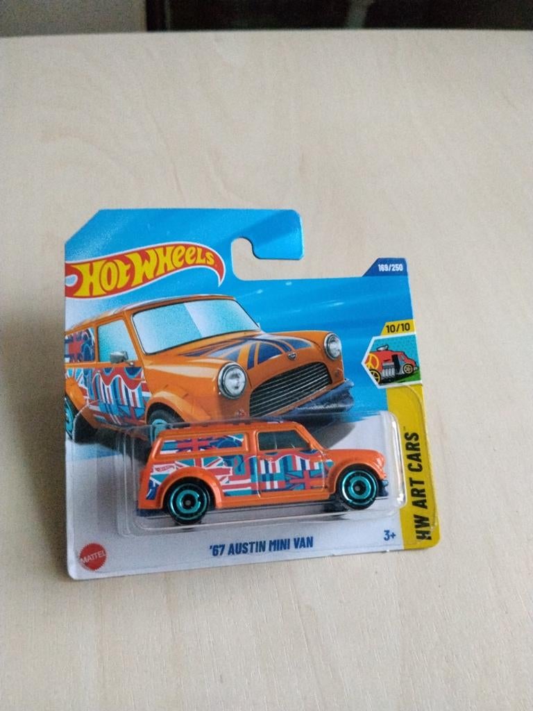 Hotwheels '67 Austin mini van, Ophalen of Verzenden, Nieuw, Auto