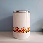 Grote vintage voorraadbus met retro print, Ophalen of Verzenden, Zo goed als nieuw