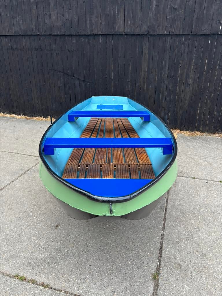 Stalen roeiboot, Watersport en Boten, Roeiboten, Gebruikt, Staal, Ophalen