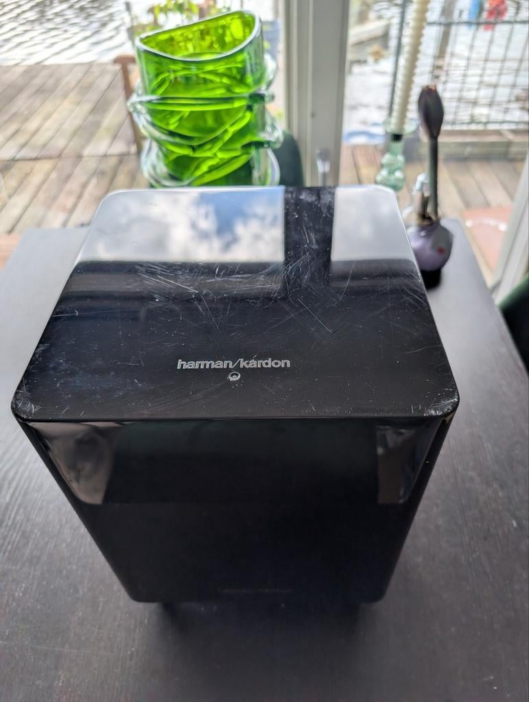 Harman Kardon HKTS210SUB Actieve Subwoofer (200W) + Kabel, Ophalen, 120 watt of meer, Subwoofer, Overige merken