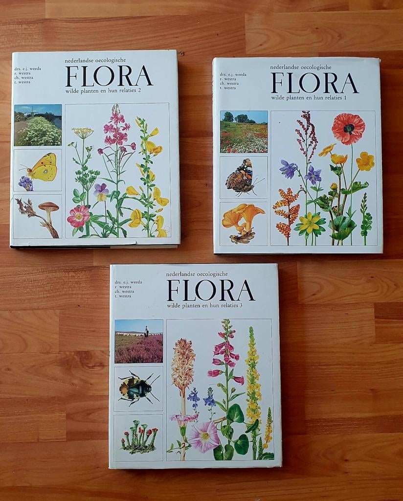 Nederlandse oecologische flora deel 1+2+3 (Weeda), Boeken, Natuur, Ophalen of Verzenden, Zo goed als nieuw, Bloemen, Planten en Bomen